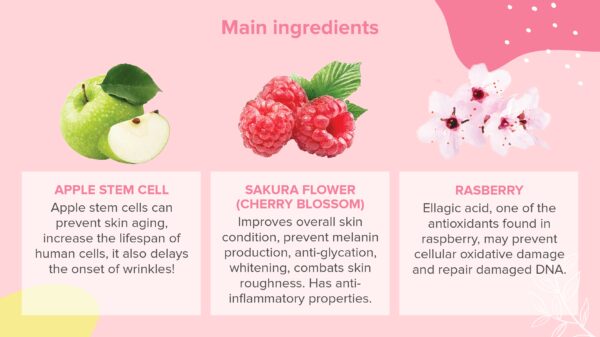 Le Bisou Botanical Beverage Raspberry, Sakura Flower And Collagen - Image 4